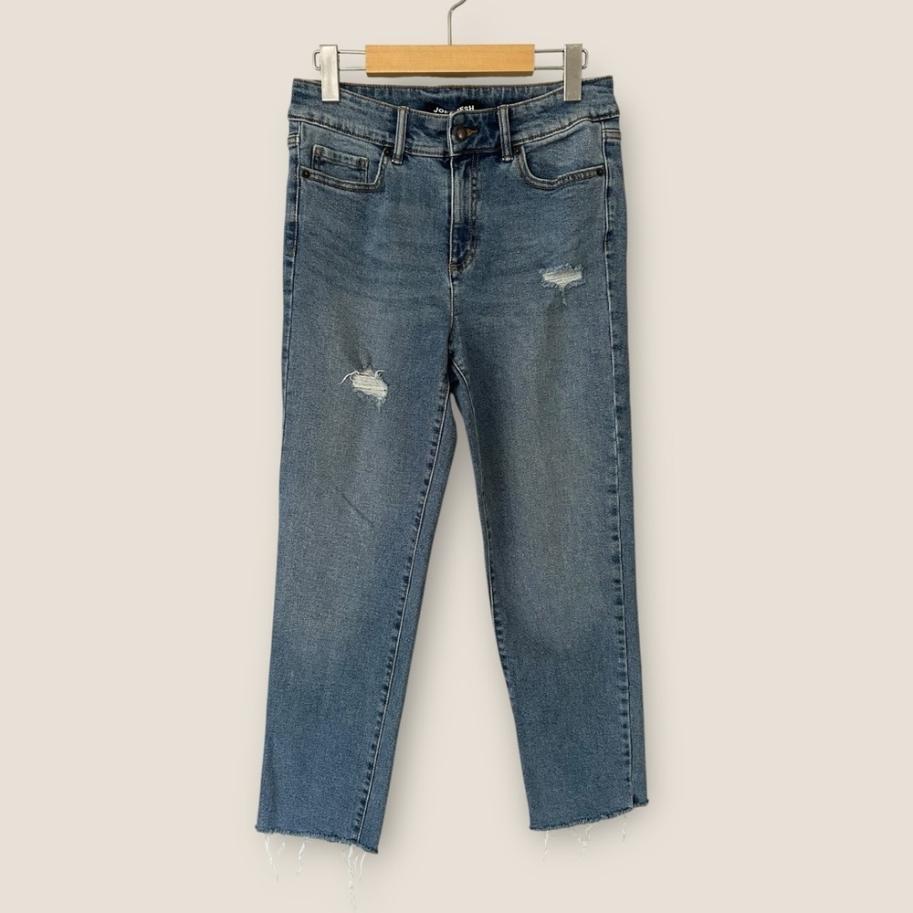 Joe Fresh High Rise Straight Leg Cropped Jeans